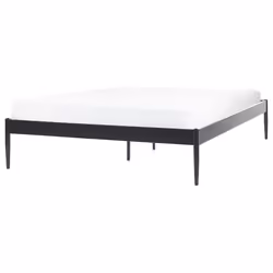 Bed Metal VAURS 160 x 200 cm (EU King Size) Black