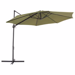 Cantilever Parasol 295 cm SAVONA II Olive Green