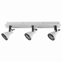 3 Light Spotlight BARO Adjustable Metal White