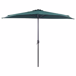 Half-Round Parasol 270 cm GALATI Green