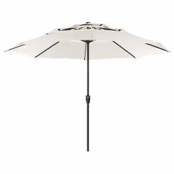 Market Parasol 285 cm BIBIONE Light Beige