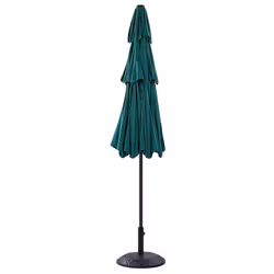 Market Parasol 285 cm BIBIONE Emerald Green