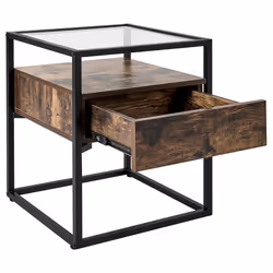 Side Table MAUK Dark Brown