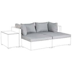 Outdoor Cushion Cover Set Grey NOTO