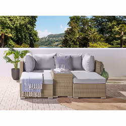 Outdoor Cushion Cover Set Grey NOTO