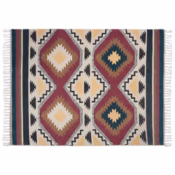 Cotton Blanket 130 x 180 cm Multicolour NAGON