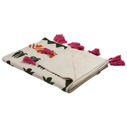 Cotton Blanket 130 x 180 cm Multicolour ANAND