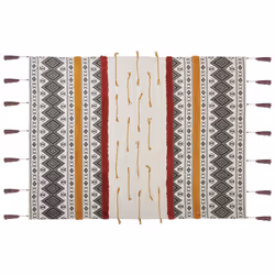 Cotton Blanket 130 x 180 cm Multicolour AMBALA