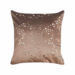 Set of 2 Velvet Cushions 45 x 45 cm Brown POPPY
