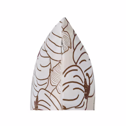 Velvet Cushion Pumpkin Pattern 45 x 45 cm Beige GOURD