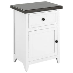 1 Drawer Bedside Table LAYOLA White