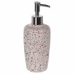 6-Piece Bathroom Accessories Set PALMILLA Ceramic Off-White