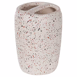 6-Piece Bathroom Accessories Set PALMILLA Ceramic Off-White - Additional view 4