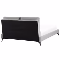 Bed Velvet MELLE 140 x 200 cm (EU Double) Grey - Additional view 4