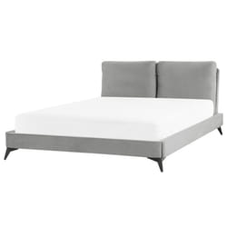 Bed Velvet MELLE 160 x 200 cm (EU King Size) Grey