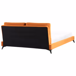 Bed Velvet MELLE 180 x 200 cm (EU Super King) Orange