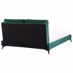 Bed Velvet MELLE 140 x 200 cm (EU Double) Emerald Green - Additional view 4