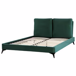 Bed Velvet MELLE 140 x 200 cm (EU Double) Emerald Green - Additional view 5