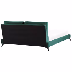 Bed Velvet MELLE 180 x 200 cm (EU Super King) Emerald Green - Additional view 4