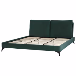 Bed Velvet MELLE 180 x 200 cm (EU Super King) Emerald Green - Additional view 5