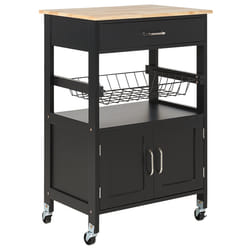 Kitchen Trolley LUGO Black