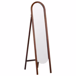 Standing Mirror CHELLES 150 cm Wood Dark Brown