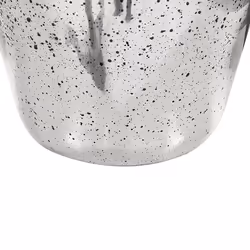 Flower Vase KACHORI Glass 40 cm Silver - Additional view 4
