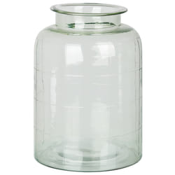 Flower Vase VINDALOO Glass 35 cm Light Green