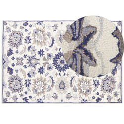 Wool Area Rug 160 x 230 cm Beige and Blue KUMRU