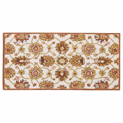 Wool Area Rug 80 x 150 cm Beige and Brown EZINE