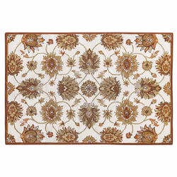 Wool Area Rug 160 x 230 cm Beige and Brown EZINE