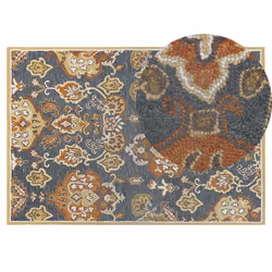 Wool Area Rug 140 x 200 cm Multicolour UMURLU