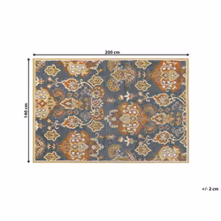 Wool Area Rug 140 x 200 cm Multicolour UMURLU