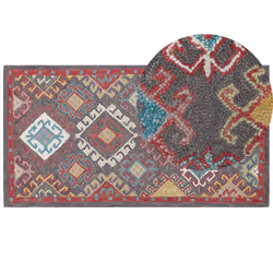 Wool Area Rug 80 x 150 cm Multicolour FINIKE