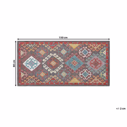 Wool Area Rug 80 x 150 cm Multicolour FINIKE