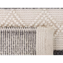 Wool Area Rug 80 x 150 cm Beige and Grey DAVUTLAR - Additional view 4