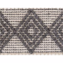 Wool Area Rug 80 x 150 cm Beige and Grey DAVUTLAR - Additional view 5