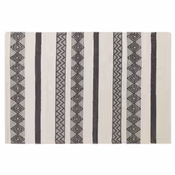 Wool Area Rug 140 x 200 cm Beige and Grey DAVUTLAR