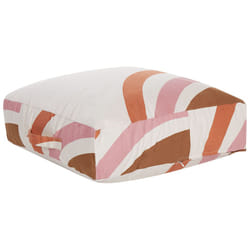 Cotton Floor Cushion 50 x 50 x 20 cm Multicolour TEMARA