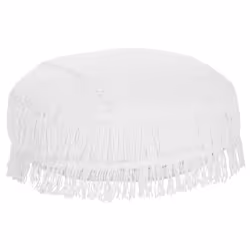 Pouffe OULAD Cotton White 50 cm 50 cm 20 cm