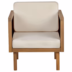 Garden Armchair BARATTI Acacia Wood Brown
