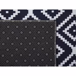 Runner Rug 60 x 200 cm Black and White KARUNGAL