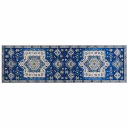 Runner Rug 60 x 200 cm Blue and Beige PARVAKADLI