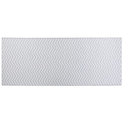Runner Rug 80 x 200 cm cm White and Grey SAIKHEDA