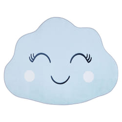 Kids Rug Cloud Print 90 x 120 cm Blue CUMULUS