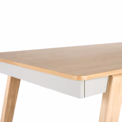 Dining Table PHOLA Light Oak 150 cm 90 cm