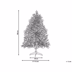 Snowy Christmas Tree 180 cm White BRISCO
