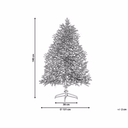 Snowy Christmas Tree Pre-Lit 180 cm White BRISCO