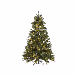 Christmas Tree Pre-Lit 210 cm Green FIDDLE