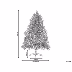 Christmas Tree Pre-Lit 210 cm Green FIDDLE